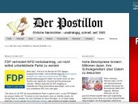 Bild zum Artikel: FDP verhindert NPD-Verbotsantrag, um nicht selbst unbeliebteste Partei zu werden