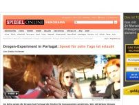 Bild zum Artikel: Drogen-Experiment in Portugal: Speed für zehn Tage ist erlaubt