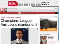 Bild zum Artikel: Türkei-Schiri greift Uefa an - Champions-League- Auslosung manipuliert?