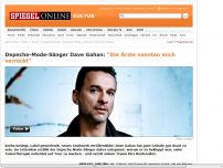 Bild zum Artikel: Depeche-Mode-Sänger Dave Gahan: 'Die Ärzte nannten mich verrückt'