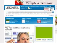 Bild zum Artikel: VfB Stuttgart: VfB-Präsident Mäuser schwer in der Kritik