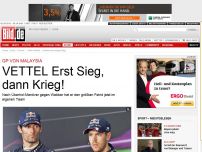 Bild zum Artikel: Sebastian Vettel - Erst Sieg, dann Krieg!