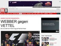 Bild zum Artikel: Immer wieder Reibereien... - BILD.de erklärt den Krieg zwischen Webber und Vettel