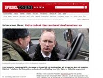 Bild zum Artikel: Schwarzes Meer: Putin ordnet überraschend Großmanöver an