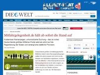 Bild zum Artikel: Internet-Vermittler: Mitfahrgelegenheit.de hält ab sofort die Hand auf