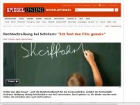 Bild zum Artikel: Rechtschreibung bei Schülern: 'Ich fant den Film gemein'