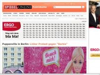 Bild zum Artikel: Puppenvilla in Berlin: Linker Protest gegen 'Barbie'