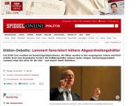 Bild zum Artikel: Diäten-Debatte: Lammert favorisiert höhere Abgeordnetengehälter