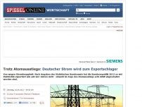 Bild zum Artikel: Trotz Atomausstiegs: Deutscher Strom wird zum Exportschlager