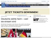 Bild zum Artikel: Tschüss Schweiz: Deutsche ziehts heim - weil sie einsam sind