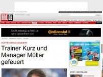 Bild zum Artikel: Hoffenheim-Hammer! - Trainer Kurz und Manager Müller gefeuert