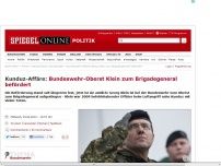 Bild zum Artikel: Kunduz-Affäre: Bundeswehr-Oberst Klein zum Brigadegeneral befördert