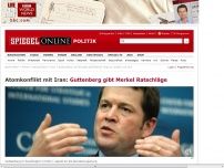 Bild zum Artikel: Atomkonflikt mit Iran: Guttenberg gibt Merkel Ratschläge