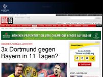 Bild zum Artikel: Hammer-Wochen - 3x Dortmund gegen Bayern in 11 Tagen?