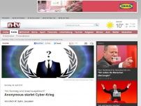 Bild zum Artikel: 'Am Sonntag wird Israel ausgelöscht': Anonymous startet Cyber-Krieg