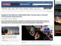 Bild zum Artikel: Ergebnis des Athener Geheimberichts: Deutschland schuldet Griechenland Reparationen