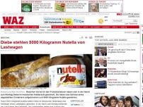 Bild zum Artikel: Diebstahl: Diebe stehlen 5000 Kilogramm Nutella von Lastwagen