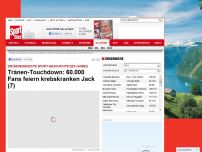 Bild zum Artikel: Emotionen pur  -  

Tränen-Touchdown: 60.000 Fans feiern krebskranken Jack (7)