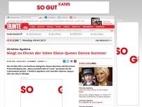 Bild zum Artikel: Christina Aguilera: Singt zu Ehren der toten Disco-Queen Donna Summer