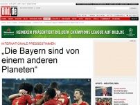 Bild zum Artikel: Pressestimmen zum Sieg - »Die Bayern sind von einem anderen Planeten