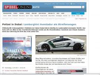 Bild zum Artikel: Polizei in Dubai: Lamborghini Aventador als Streifenwagen
