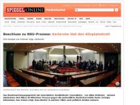 Bild zum Artikel: Beschluss zu NSU-Prozess: Karlsruhe löst den Sitzplatzstreit