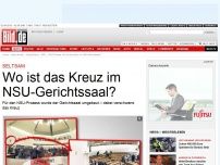 Bild zum Artikel: Seltsam - Wo ist das Kreuz im NSU-Gerichtssaal?