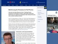 Bild zum Artikel: Belohnung für Hinweise im Fall Florian