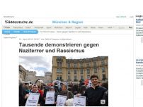 Bild zum Artikel: Vor NSU-Prozess in München: Tausende demonstrieren gegen Naziterror und Rassismus