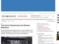 Bild zum Artikel: USA: 
			  Tote durch Explosionen bei Boston-Marathon