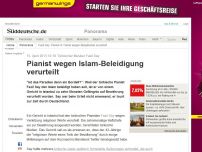 Bild zum Artikel: Türkischer Musiker Fazil Say: Pianist wegen Islam-Beleidigung verurteilt