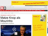 Bild zum Artikel: Premiere in der Kult-Liga - Matze Knop als Mourinho