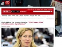Bild zum Artikel: Koch-Mehrin zur Quoten-Debatte: 'FDP-Frauen sollen selbstbewusstes Signal setzen'
