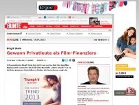Bild zum Artikel: Birgit Stein: Gewann Privatleute als Film-Finanziers