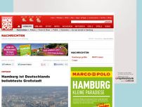 Bild zum Artikel: Umfrage - Hamburg ist Deutschlands beliebteste Großstadt