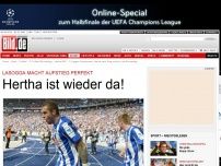 Bild zum Artikel: Aufstieg perfekt - Lasogga trifft – Hertha zurück in der Bundesliga!