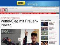 Bild zum Artikel: Großer Preis von Bahrain - Vettel-Sieg mit Frauen-Power