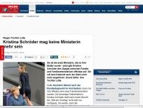 Bild zum Artikel: Wegen Tochter Lotte - Kristina Schröder mag keine Ministerin mehr sein