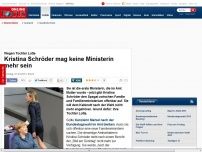 Bild zum Artikel: Wegen Tochter Lotte - Kristina Schröder mag keine Ministerin mehr sein