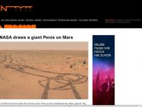 Bild zum Artikel: NASA draws a giant Penis on Mars