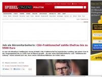 Bild zum Artikel: Job als Büromitarbeiterin: CSU-Fraktionschef zahlte Ehefrau bis zu 5500 Euro