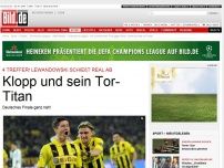 Bild zum Artikel: 4 Lewandowski-Tore - Klopp und sein Tor-Titan