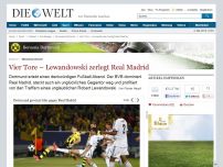 Bild zum Artikel: Minutenprotokoll: Vier Tore – Lewandowski zerlegt Real Madrid