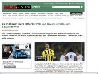 Bild zum Artikel: 25-Millionen-Euro-Offerte: BVB und Bayern streiten um Lewandowski