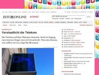 Bild zum Artikel: Netzneutralität: 
			  Verstaatlicht die Telekom
