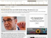 Bild zum Artikel: Geheimpapier der Notenbanker: Bundesbank löst mit EZB-Kritik heftige Reaktionen aus