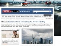 Bild zum Artikel: Steuern: Banken nutzten Schlupfloch für Milliardenbetrug