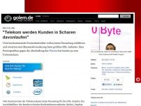 Bild zum Artikel: Drosselung: 'Telekom werden Kunden in Scharen davonlaufen'