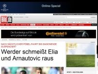 Bild zum Artikel: Bis Saisonende suspendiert - Werder schmeißt Elia und Arnautovic raus