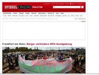 Bild zum Artikel: Frankfurt am Main: Bürger verhindern NPD-Kundgebung
